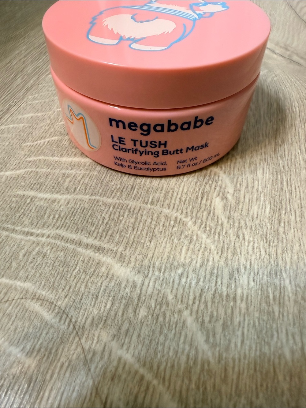 megababe Le Tush Clarifying Butt Mask — Pink